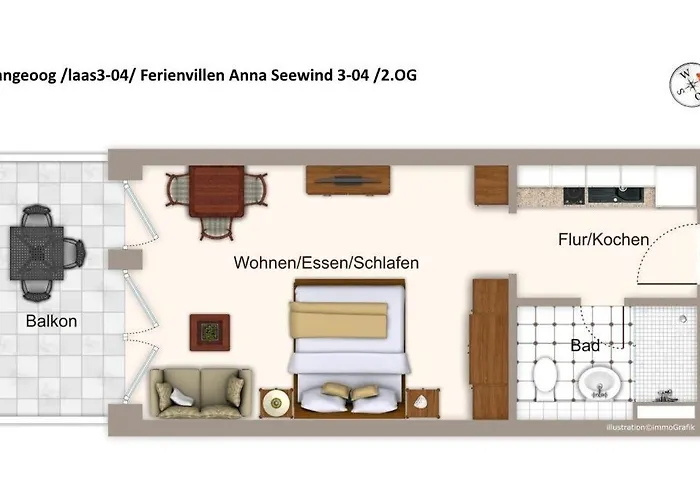 Apartmentvilla Anna Apartmentvilla Anna 3-04 ランゲオーク